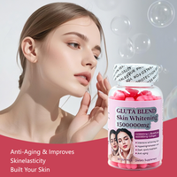 Gummies au complexe de glutathion et de collagène pour l'éclat de la peau, complément alimentaire, 60 unités, OEM ODM Marque Privée