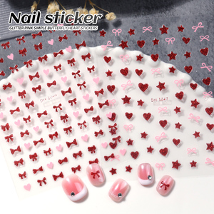 Autocollants pour ongles <span class=keywords><strong>HoneyGirl</strong></span> 3D 2D 5D, autocollants fins imperméables non toxiques en plastique pour nail art, sans BPA, autocollants pour ongles - Product Image 1