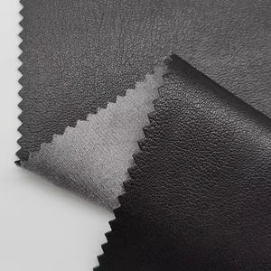 Pelle Sintetica Nera in Poliestere Senza PFAS, Morbida Pelle PU Elasticizzata con Retro in Maglia per Giacche, Guanti e Abiti Personalizzati - Product Image 3