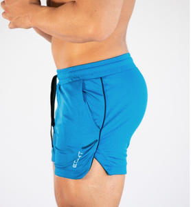 Shorts de sport pour hommes, <span class=keywords><strong>musculation</strong></span>, été, salle de sport, entraînement, respirant, maille, séchage rapide, vêtements de sport, jogging, short de plage - Product Image 3