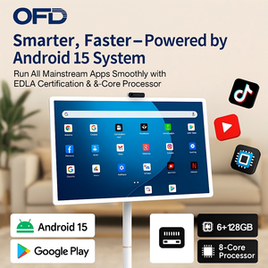 OFD 32 Inch Mobile Android TV With <b>Stand</b> Rotating Smart <b>Tablet</b> PC All-in-One Touch Screen Monitor for Study and Display Use Mobi - Product Image 6