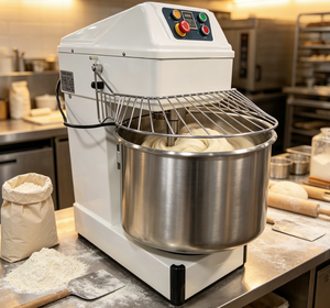 25kg 50L farine <span class=keywords><strong>Petrin</strong></span> Amasadora De Pan mélangeur de pâte à pain en spirale industriel pétrisseur pour boulangerie - Product Image 1