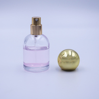 Flacon de parfum personnalisé 30ml 50ml 100ml, flacon en verre Boston portable pour la maison et l'hôtel, vaporisateur à pompe, sérigraphie, échantillon gratuit