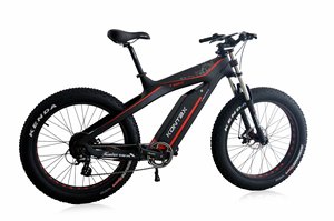 Bicicleta de Montaña de Fibra de Carbono sin Escobillas, 48v 750w, Batería de Litio Integrada, Frenos de Disco Mecánicos, Neumáticos Anchos, Impermeable, Es750 de Alta Potencia - Product Image 5