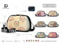 Borsa a tracolla Kabibala Cartoon semicircolare rigida con chiusura a cerniera per donna, utilizzabile in tutte le stagioni - Product Image 1