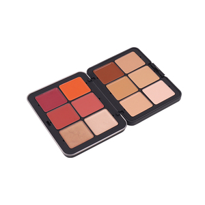 Chuyên nghiệp lâu dài 12 màu sắc khuôn mặt nền tảng bảo hiểm đầy đủ hoàn hảo kem Contour che khuyết điểm Blusher trang điểm Palette - Product Image 1