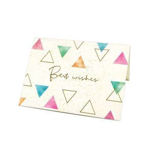 Design Logo personalizzato stampa di lusso pieghevole <span class=keywords><strong>auguri</strong></span> <span class=keywords><strong>auguri</strong></span> di <span class=keywords><strong>auguri</strong></span> lamina d'oro grazie carte di carta - Product Image 5