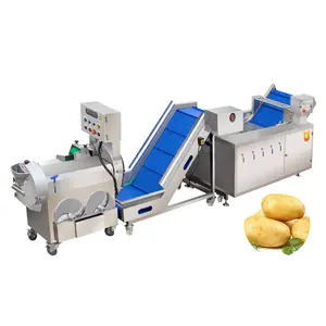 Automatische Mooiere Multi Functionele Kool Reiniging Snijmachine Lijn En Groente Snijmachine Chopper Wasmachine Snijmachine Cutter Voor Verkoop