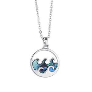 Ожерелье в виде морской ракушки для женщин, летнее гавайское ожерелье для девочек-подростков, ювелирные изделия для серферов, подарки
