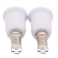 Blanc E14 à E27 Led éclairage support de lampe convertisseur vis ampoule douille adaptateur Led économie lumière halogène lampe Bases 3a 220v