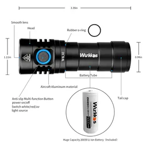 Lampe de poche UV 2022, mini stylo de poche LED, détecteur de germes, lumière noire ultraviolette 395nm, recherche d'urine et de corps de scorpion