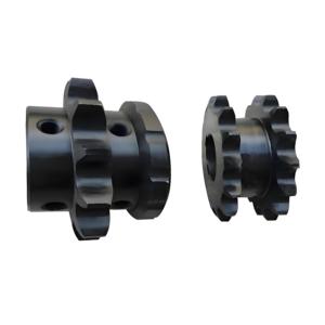 Industrielles 4-Punkt-Kettenrad mit 08B-Kette 14/16/20 Zähne 45 Steel Fabrication Services Carbon Steel Wheel Table Fertiges Loch