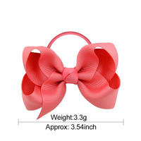 Accessoires pour cheveux : Chouchou à nœud doux et mignon, accessoires élastiques pour cheveux, bandeau multicolore tendance pour enfants, accessoires à nœud