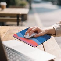 Tapis de souris personnalisé de qualité supérieure avec bord cousu pour un usage professionnel