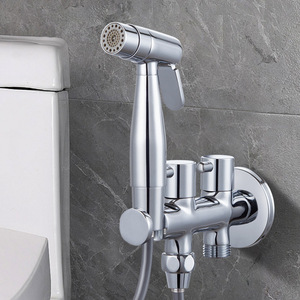 Набор медных пульверизаторов для туалета с двойной ручкой - Product Image 2