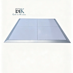 Wholesale Dance Floor Party Wedding Dance Floor Event Flooring with Aluminum <b>Edging</b> White Panel - Product Image 1