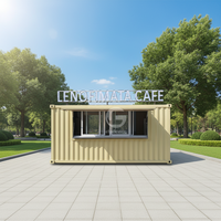 Cuisine mobile portable en conteneur maritime, bar de luxe en conteneur, restaurant avec équipement de cuisine complet