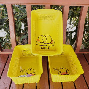 B.Duck Plastic Storage <b>Baskets</b> 31x21x12cm Rectangle <b>Stackable</b> For Kitchen Desktop Organizing - Product Image 3