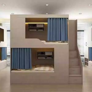 Lit superposé en métal moderne, durable et écologique, personnalisable, pour hôtels, appartements, auberges, avec espace de chambre séparé, marque JUNYI, modèle A-00890 - Product Image 1