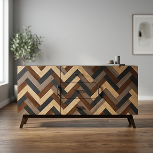 Mueble de Buffet de madera de mediados de siglo - Product Image 3