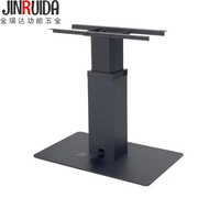 JIN RUI DA Pédale de pied réglable multifonctionnelle Colonne pneumatique de style japonais, Base de meubles de quincaillerie fonctionnelle de table