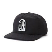 Casquette en nylon non structurée à 5 panneaux de haute qualité personnalisée, logo brodé, casquette à fermeture à pression