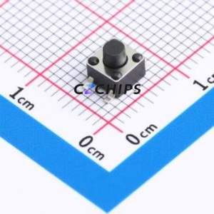 BX-TS-26-454545TT Tactile Switch SMD-4P,4.5x4.5mm Switch Single Pole Single Throw Round Button 2.6N Vertical Mount - Product Image 1