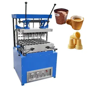 Baker Commercial Maker Mold Ice Cream Make Automatic Industrial Waffle Cone Machine