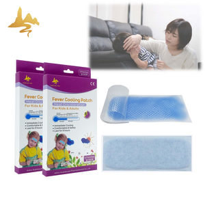 天然メントール石膏アイスシートベビークールジェルパッド熱変色ハイドロゲル子供額発熱冷却パッチ - Product Image 1