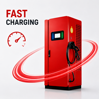 Nouvelle borne de recharge rapide DC pour véhicules électriques en extérieur 180 kW CCS2 GB/T Double connecteur OCPP 1.6/2.0.1 pour réseaux publics