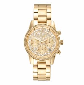 クォーツムーブメントETAレディースMラグジュアリーウォッチクリスタルダイヤルステンレス鋼ストラップ - Product Image 1