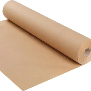 Custom design brown kraft butcher paper roll food grade wrapping paper for packaging meat