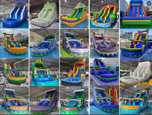 Commerciale Garde16ft 18ft 20ft 23ft piscina giocattoli gonfiabili acquascivolo gonfiabile - Product Image 5