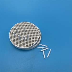 بسعر المصنع فرن بورسلين لمختبر الأسنان يستخدم صينية إطلاق سيراميك قرص العسل مع دبابيس بورسلين - Product Image 6