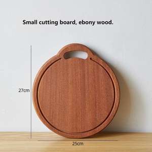 <span class=keywords><strong>Planche</strong></span> à découper en ébène double face à succès avec trous de suspension, sûre pour les aliments pour bébés et les cuisines familiales - Product Image 4