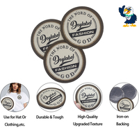 Fabricant de badges en cuir suédé thermocollant Logo de marque personnalisé Composite Wovenr Patches pour vêtements