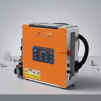 Machine de nettoyage laser à fibre pulsée multimode, 12 modes de nettoyage, 500W, portable, pour l'élimination de la rouille de l'acier inoxydable, haute performance