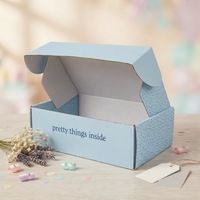 Boîte d'expédition en carton ondulé écologique recyclé, boîte aux lettres en forme d'avion, logo personnalisé en relief, emballage en gros, boîte d'expédition OEM