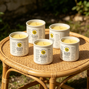 Pastilles de cire d'abeille blanche pure naturelle de qualité cosmétique pour baume à lèvres, lotion, savon, fabrication de bougies, approvisionnement en vrac - Product Image 2