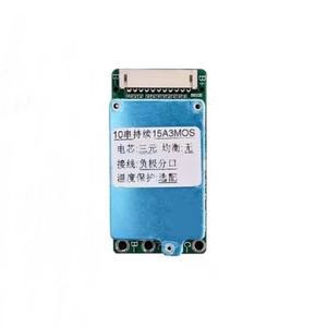 Batería de Litio para Bicicleta Eléctrica, <span class=keywords><strong>36V</strong></span> 10S, 48V 13S, 52V 14S, <span class=keywords><strong>BMS</strong></span> <span class=keywords><strong>15A</strong></span>, 20A, 30A, 40A, 50A, Placa de Protección <span class=keywords><strong>BMS</strong></span> PCB - Product Image 3