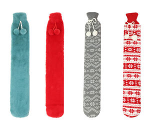 Botella de <span class=keywords><strong>agua</strong></span> <span class=keywords><strong>caliente</strong></span> con dibujos animados, resistente al <span class=keywords><strong>agua</strong></span>, a rayas, a prueba de explosiones y antiincrustación, cálida, para mano, larga - Product Image 3