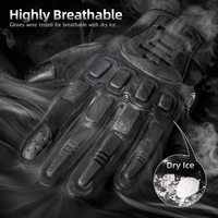 Zune Lotoo auto-défense TPR plein doigt écran tactile extérieur jointure dure tir résistance aux coupures gants tactiques