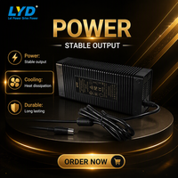 Adaptateur secteur international 48V 11A 528W avec certifications CE FCC UKCA PSE KC pour vélos électriques, LED, usage industriel