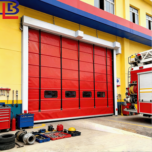 Portes à empilage rapide, panneaux en <span class=keywords><strong>PVC</strong></span> automatiques, compactes, à montage supérieur, portes <span class=keywords><strong>de</strong></span> <span class=keywords><strong>garage</strong></span> pliantes sectionnelles à empilage - Product Image 1