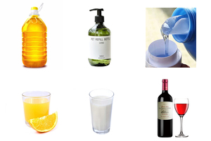 HZPK Semi Automatique Jus <span class=keywords><strong>Parfum</strong></span> Boisson Eau Bouteille En Plastique Sac Piston Miel Liquide Machine De Remplissage De Remplissage - Product Image 6