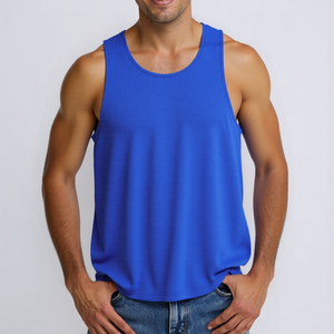 Men's Active Athletic Tech Tank Top Quick Dry Mesh Seamless Vest for Casual Workout Training - Product Image 4