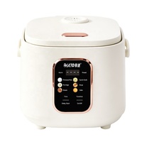 Cuisinière à riz électrique portable 1L/1.2L avec cuve antiadhésive, cuisson rapide et tasse doseuse pour usage domestique et dortoirs