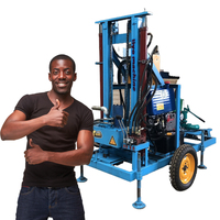 Machine de Forage d'Exploration Hydraulique Sunmoy 200M, Sondeuse de Puits d'Eau