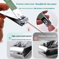 Ensemble de coupe-ongles personnalisés en gros, ciseaux à ongles en acier inoxydable, kit d'outils professionnels de manucure et pédicure, ensemble complet de beauté pour les ongles