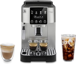 Cafetière DL-14 Magnifica Start avec moulin intégré en acier inoxydable, <span class=keywords><strong>pour</strong></span> une portion individuelle de 8 à 24 oz, <span class=keywords><strong>café</strong></span> chaud ou glacé <span class=keywords><strong>pour</strong></span> la maison - Product Image 1